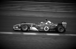 Michael Schumacher in action during winter testing
