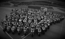 Superbike, Supersport and Superstock riders at Valencia, Spain