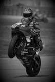 Christian Kellner (Yamaha) wheelies