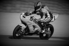 Fabien Foret (Kawasaki Racing Team Europe Kawasaki ZX6RR) in action at Valencia, Spain